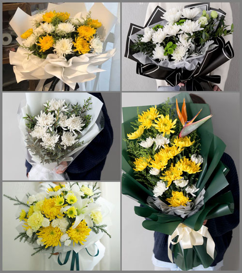 湖南湘潭湘乡市龙洞镇白事花束代送